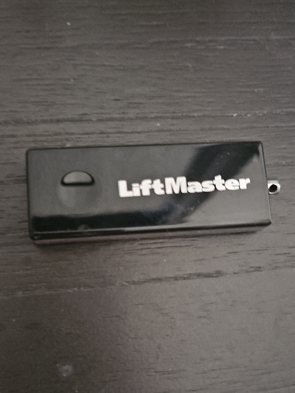 Black Garage Door Remote Keychain